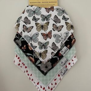 Copper Pearl bandana bibs baby bib Set of 4 New